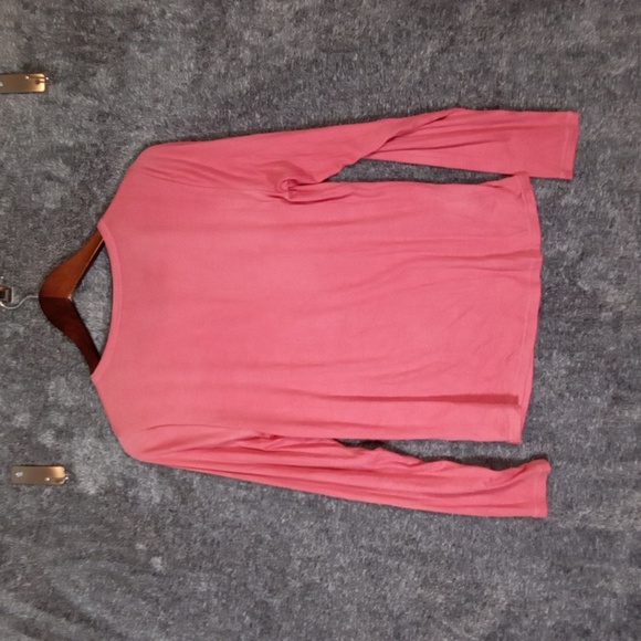 Faherty Legend Rib Gila Henley Long Sleeve Womens Large - Picture 4 of 8